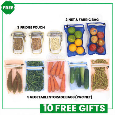 5 Pcs Fridge Cover Set With 10 Free Gifts (5FC14)