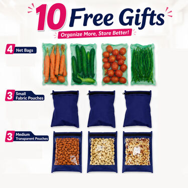 5 Pcs Fridge Cover Set With 10 Free Gifts (5FC15)
