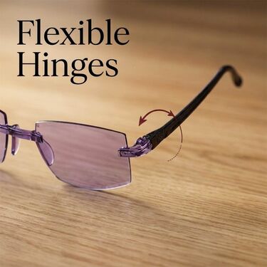 Rimless Coloured Bifocal Adaptive Power Reading Glasses Buy 1 Get 3 Free (4BOC2RG1)