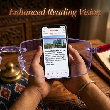 Rimless Adaptive Power Reading Glasses Buy 1 Get 3 Free (4ORG26)
