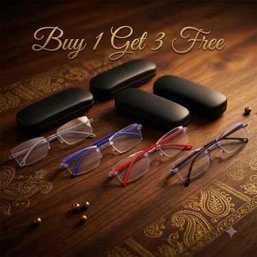Rimless Adaptive Power Reading Glasses Buy 1 Get 3 Free (4ORG26)