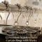 12 Premium Stainless Steel Curtain Rings With Hooks (12HS)