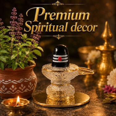 Om Namah Shivaya Crystal Divine Shivling (DROS1)