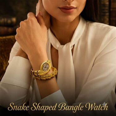 Snake Shaped Bangle Watch (WJ12)