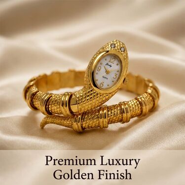 Snake Shaped Bangle Watch (WJ12)