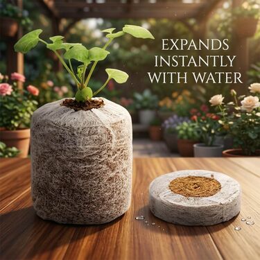 Pack of 6 Coconut Coir For Plant Growth (COC1)