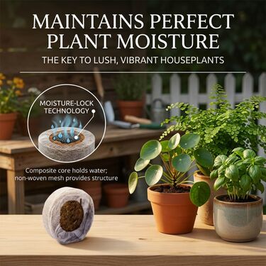Pack of 6 Coconut Coir For Plant Growth (COC1)