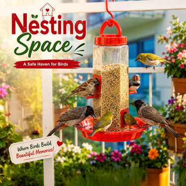 Hanging Bird Feeder For Urban Garden (GBF1)