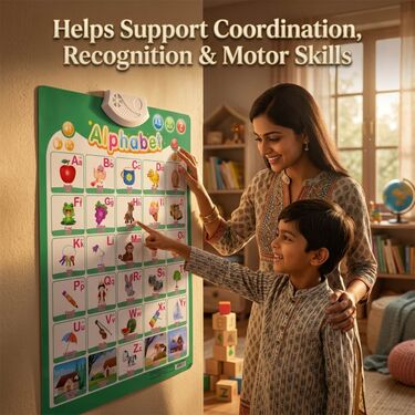 English Talking Electronic Alphabet Wall Poster (ETL)