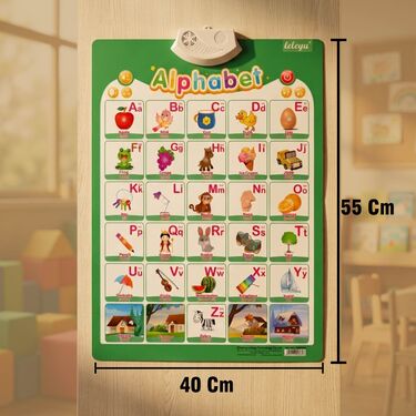 English Talking Electronic Alphabet Wall Poster (ETL)