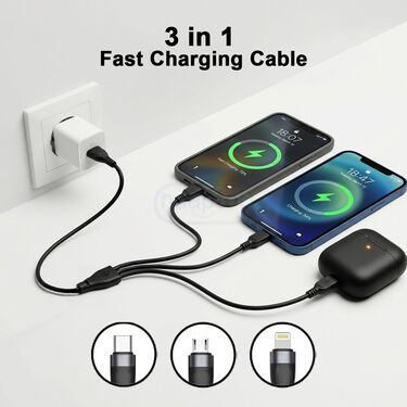 3 In 1 Fast Charging Cable (CDC29)