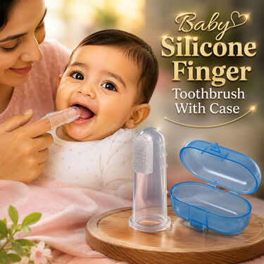 Baby Silicone Finger Toothbrush With Case (BCK1)