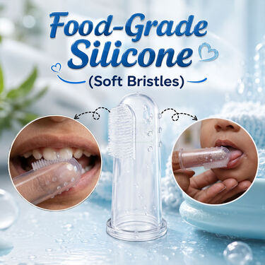Baby Silicone Finger Toothbrush With Case (BCK1)