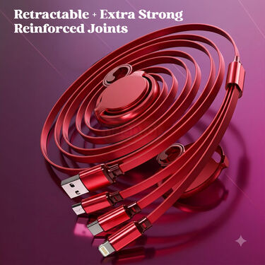 Retractable 3 In 1 Fast Charging Cable (CDC31)