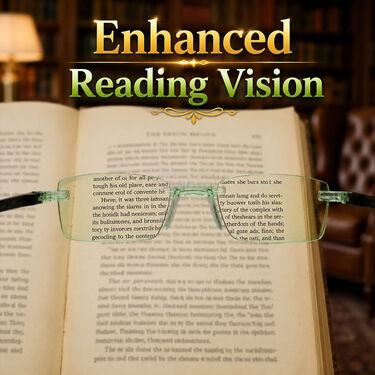 Rimless Coloured Adaptive Power Reading Glasses Buy 1 Get 3 Free (4OC4RG1)