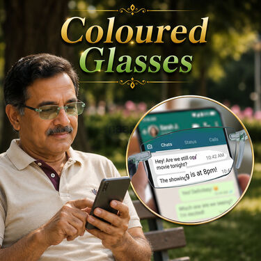 Rimless Colored Bifocal Adaptive Power Reading Glasses Buy 1 Get 3 Free (4BOC4RG1)