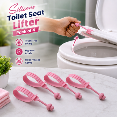 Silicone Toilet Seat Lifter Pack of 4 (THY1)