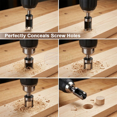 Plug Cutter Drill Bits Set For Woodworking (HT153)