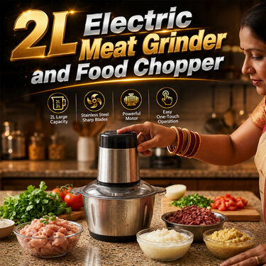 2L Electric Meat Grinder and Food Chopper (EC12)