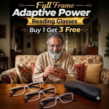 Full Frame Adaptive Power Reading Glasses Buy 1 Get 3 Free (4ORG28)