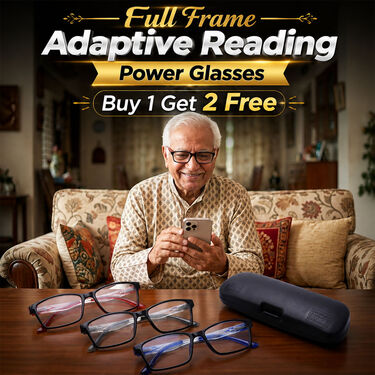 Full Frame Adaptive Power Reading Glasses Buy 1 Get 2 Free (3ORG30)