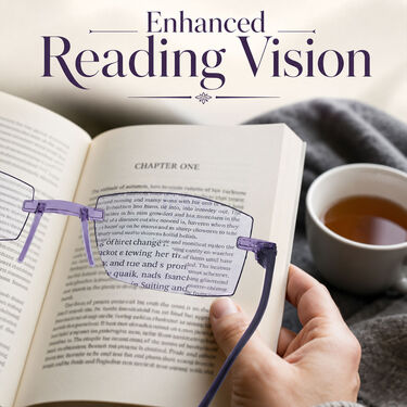 Rimless Coloured Bifocal Adaptive Power Reading Glasses Buy 1 Get 2 Free (3BOC2RG1)