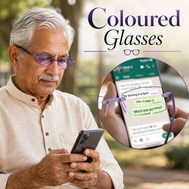 Rimless Coloured Bifocal Adaptive Power Reading Glasses Buy 1 Get 2 Free (3BOC2RG1)