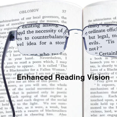 Rimless Coloured Adaptive Power Reading Glasses Buy 1 Get 3 Free (4OC4RG2)