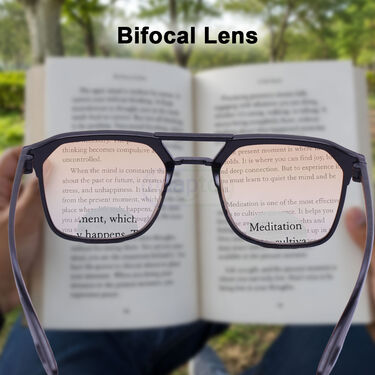 Full Frame Bifocal Coloured Adaptive Power Reading Glasses Buy 1 Get 2 Free (3BOC6RG31)