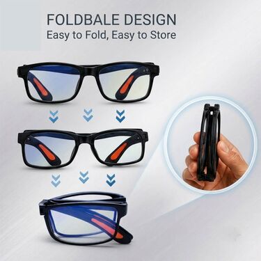 Full Frame Foldable Reading Glasses (FORG3)