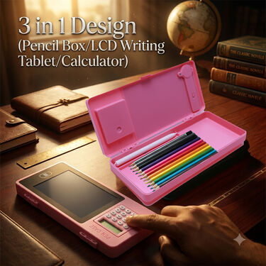 LCD Drawing Pen Case With Calculator (CLCD)
