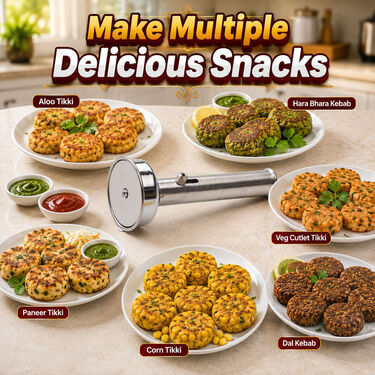 Tikki Cutlet Maker + Free 5pcs Sweet Snack Maker (TM5)