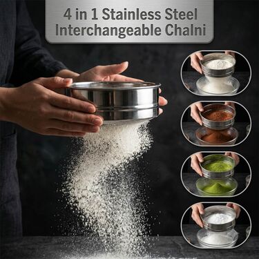 4 In 1 Interchangeable Chalni (Chalni1)