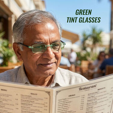 Rimless Coloured Adaptive Power Reading Glasses Buy 1 Get 1 Free (2OC4RG1)