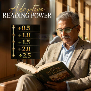 Rimless Colored Bifocal Adaptive Power Reading Glasses (BOC4RG1)