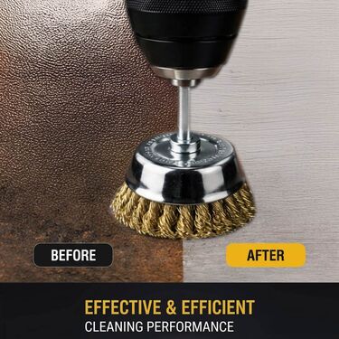 Multipurpose Wire Brass Brush For Drill (HT159)