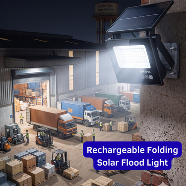 Rechargeable Folding Solar Flood Light (LL67)