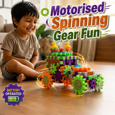 81 Pcs Rotating Building Blocks For Kids (RBB)