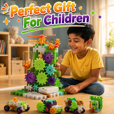 81 Pcs Rotating Building Blocks For Kids (RBB)