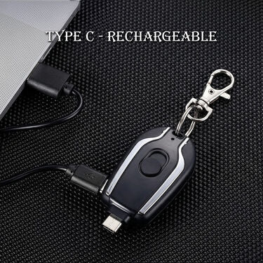 Type-C Mini Power Emergency Keychain Power Bank (PB43)