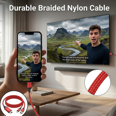 USB-C Type C to HDMI USB A HD TV Cable (CDC32)
