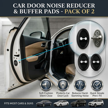 Car Door Noise Reducer & Buffer Pads Pack of 2 (DNR4)