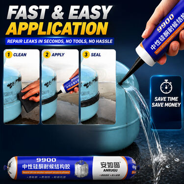 Quick Water Leakage Silicone Sealant for concrete,Plastic,Metal (SEL9)
