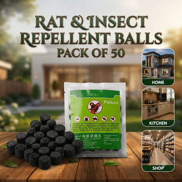Rat & Insect Repellent Balls Pack Of 50 (RR3)