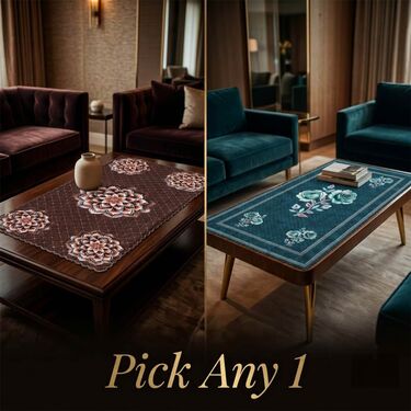 Floral Quilted Table Cover (TC9)