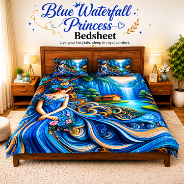 Pack of 4 3D King Size Bedsheets With 8 Pillow Covers (4BS1)