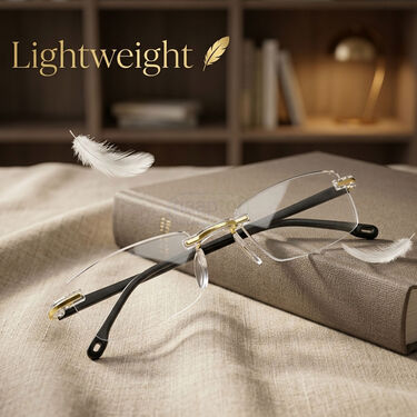 Rimless Adaptive Power Reading Glasses (ORG33)