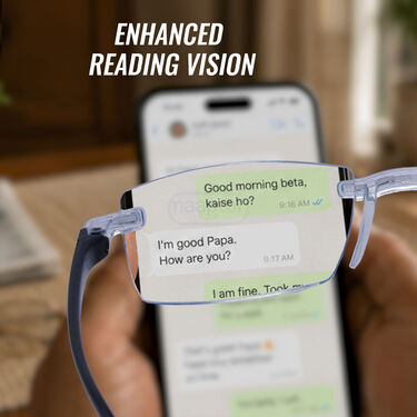 Rimless Adaptive Power Reading Glasses Buy 1 Get 1 Free (2ORG33)