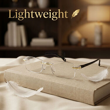 Rimless Adaptive Power Reading Glasses Buy 1 Get 1 Free (2ORG33)