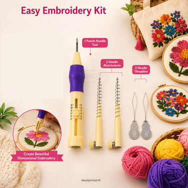 Punch Needle Embroidery Kit (PNK)